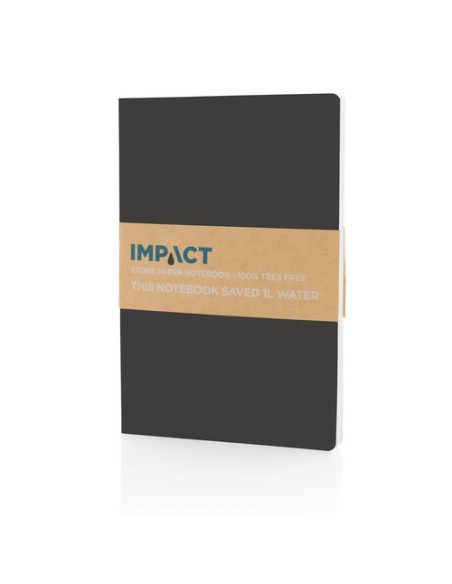 Libreta de papel de piedra de tapa blanda Impact A5