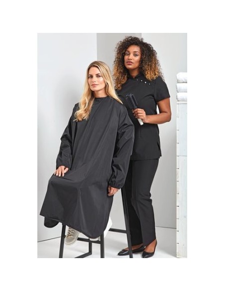 Batacapa impermeable peluquería manga larga