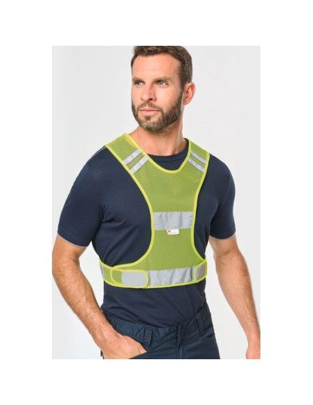 Chaleco de rejilla reflectante