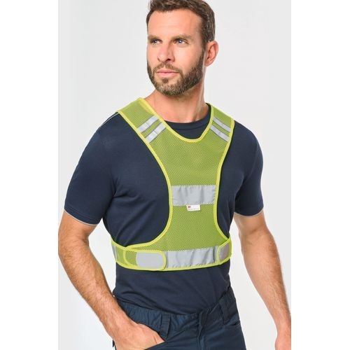 Chaleco de rejilla reflectante