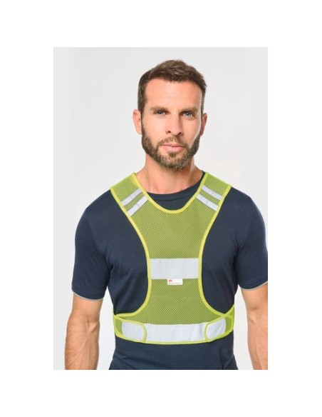 Chaleco de rejilla reflectante