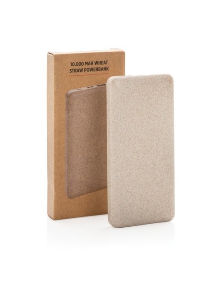 Powerbank 10000 mAh  de paja de trigo