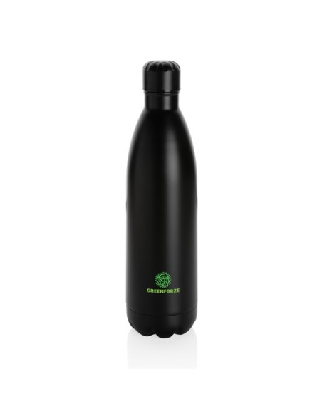 Botella de acero inoxidable al vacío de color sólido 1L