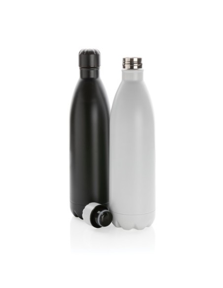 Botella de acero inoxidable al vacío de color sólido 1L