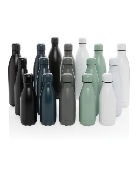 Botella de acero inoxidable al vacío de color sólido 1L