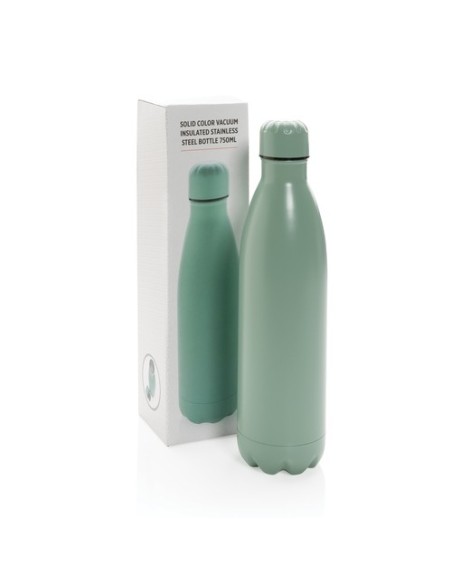 Botella de acero inoxidable al vacío de color sólido 750ml