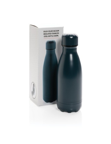 Botella de acero inoxidable al vacío de color sólido 260ml