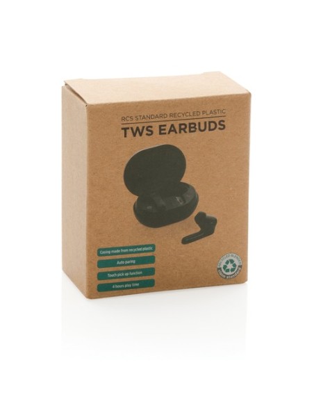 Auriculares TWS de plástico reciclado estándar RCS
