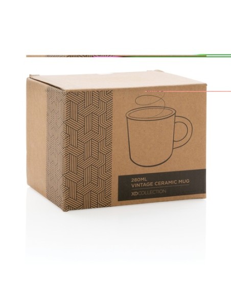 Taza de cerámica vintage 280ml