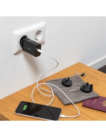 Cargador de viaje PD ultrarrápido Philips