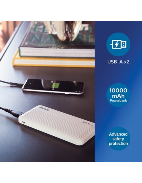 Powerbank fino Philips de 10000 mAh
