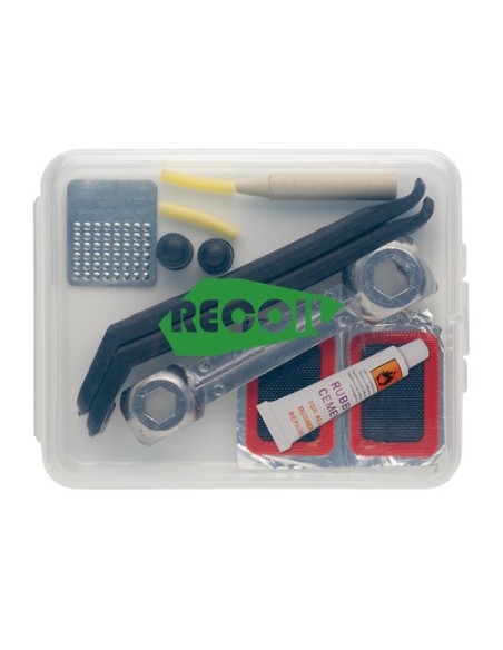 Kit de reparación de bicicletas compacto