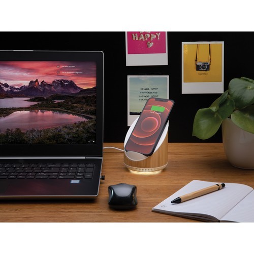 Altavoz bambú Ovate de 5W con...