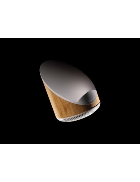 Altavoz bambú Ovate de 5W con cargador inalámbrico de 15W