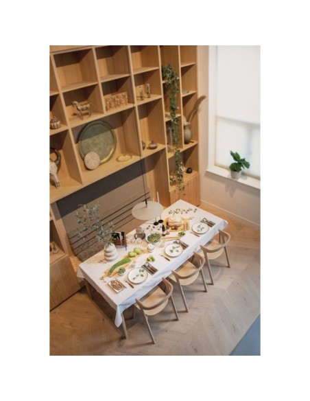 Jarra de vidrio borosilicato Ukiyo con tapa de bambú 12L