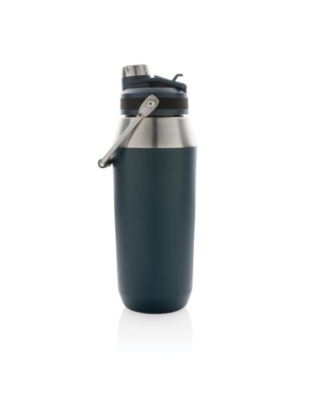 Botella al vacío 1L acero inoxidable con tapa doble función