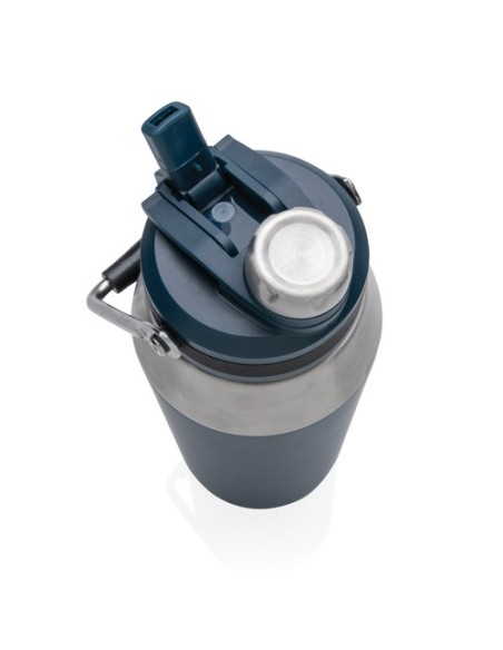 Botella al vacío 1L acero inoxidable con tapa doble función