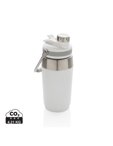 Botella al vacío de acero inoxidable con tapa...