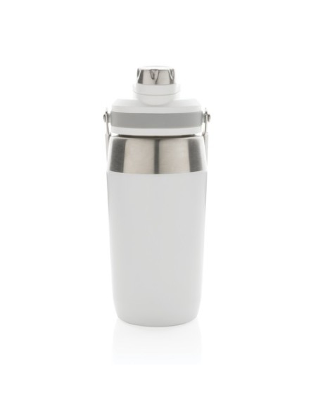 Botella al vacío de acero inoxidable con tapa doble función