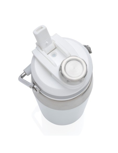 Botella al vacío de acero inoxidable con tapa doble función