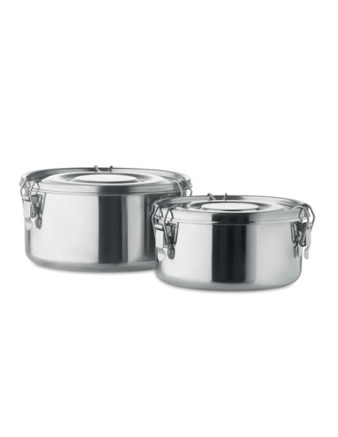 ELLES Set fiambreras de acero inox