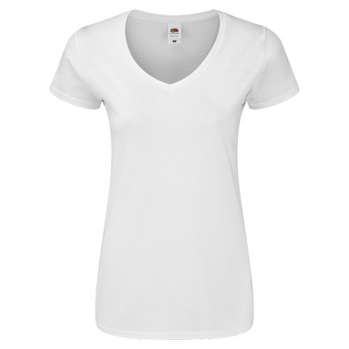 Camiseta Mujer Blanca Iconic VNeck