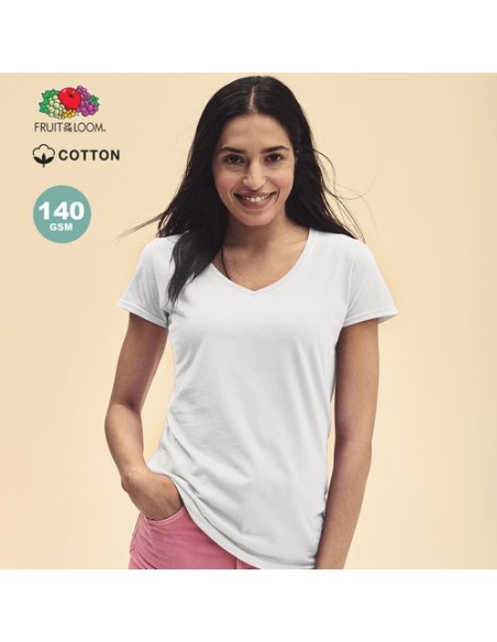Camiseta Mujer Blanca Iconic VNeck