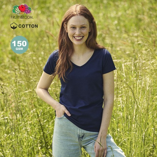 Camiseta Mujer Color Iconic VNeck