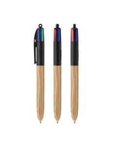 BIC 4 Colours Wood Style 2