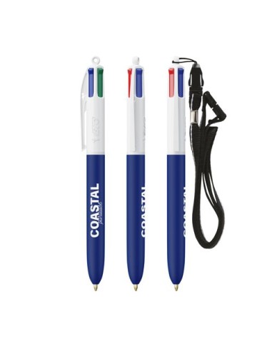 BIC 4 Colours Soft with Lanyard