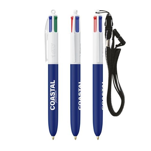 BIC 4 Colours Soft with Lanyard