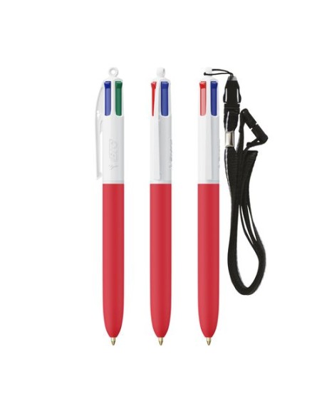 BIC 4 Colours Soft with Lanyard