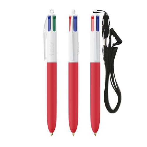 BIC 4 Colours Soft with Lanyard