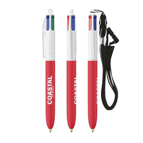 BIC 4 Colours Soft with Lanyard