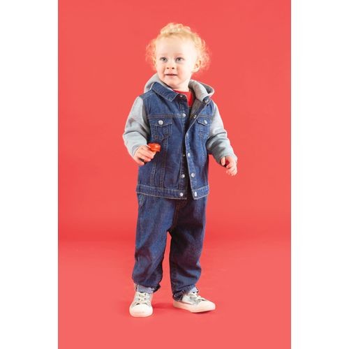 Chaqueta vaquera con capucha niños