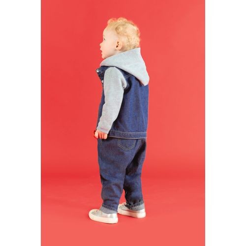 Chaqueta vaquera con capucha niños