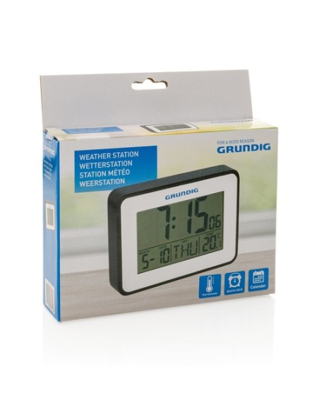 Estación meteorológica Grundig con alarma y calendario