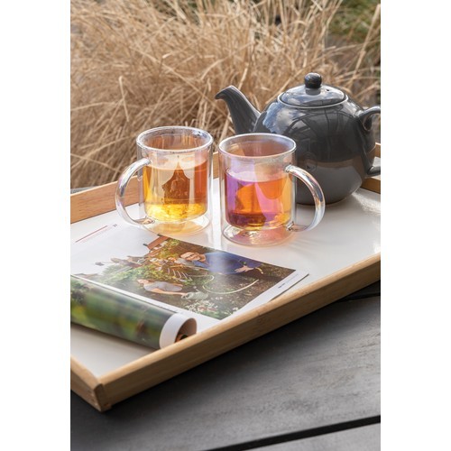 Taza de lujo de vidrio galvanizado de...