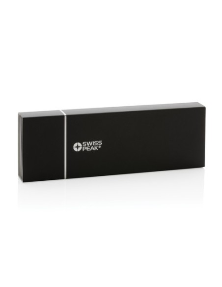 Juego de bolígrafos Swiss Peak deluxe en estuche de PU