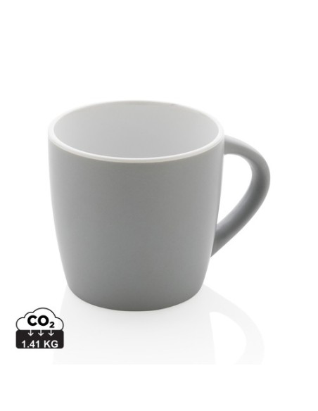 Taza de cerámica con interior de color 300ml