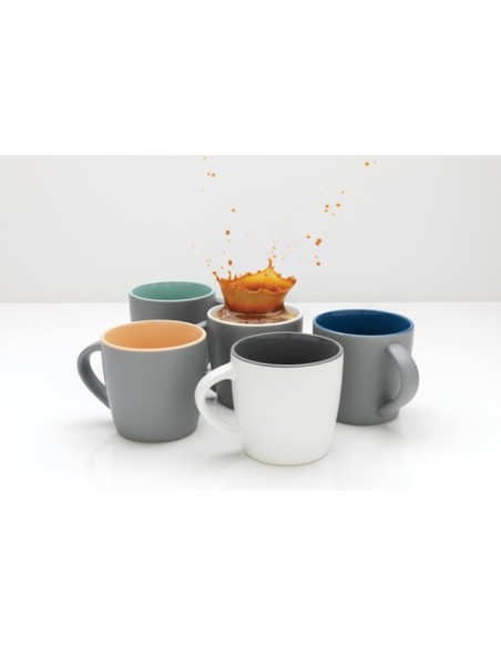 Taza de cerámica con interior de color 300ml