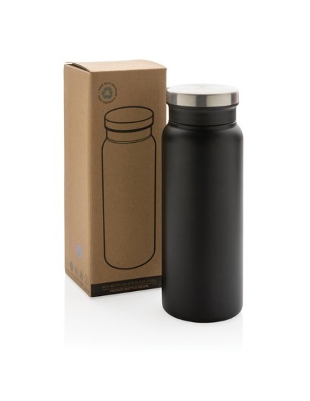 Botella al vacío de acero inoxidable reciclado RCS 600ML