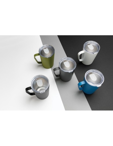 Taza al vacío RCS de acero inoxidable reciclado con asa