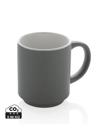 Taza apilable de cerámica 180ml