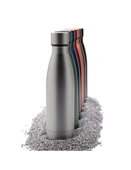 Botella sólida de acero inoxidable reciclado RCS