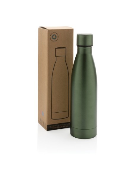 Botella sólida de acero inoxidable reciclado RCS