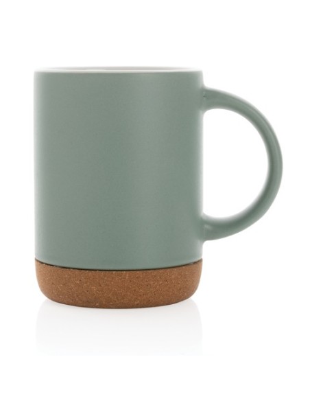 Taza de cerámica con base de corcho 280ml