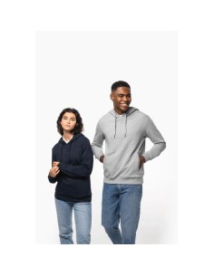 Sudadera ecorresponsable french terry capucha  Unisex