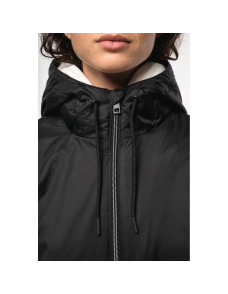 Chaqueta con capucha y forro de micropolar  Unisex