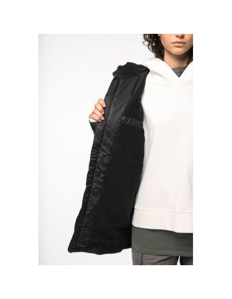 Chaqueta con capucha y forro de micropolar  Unisex